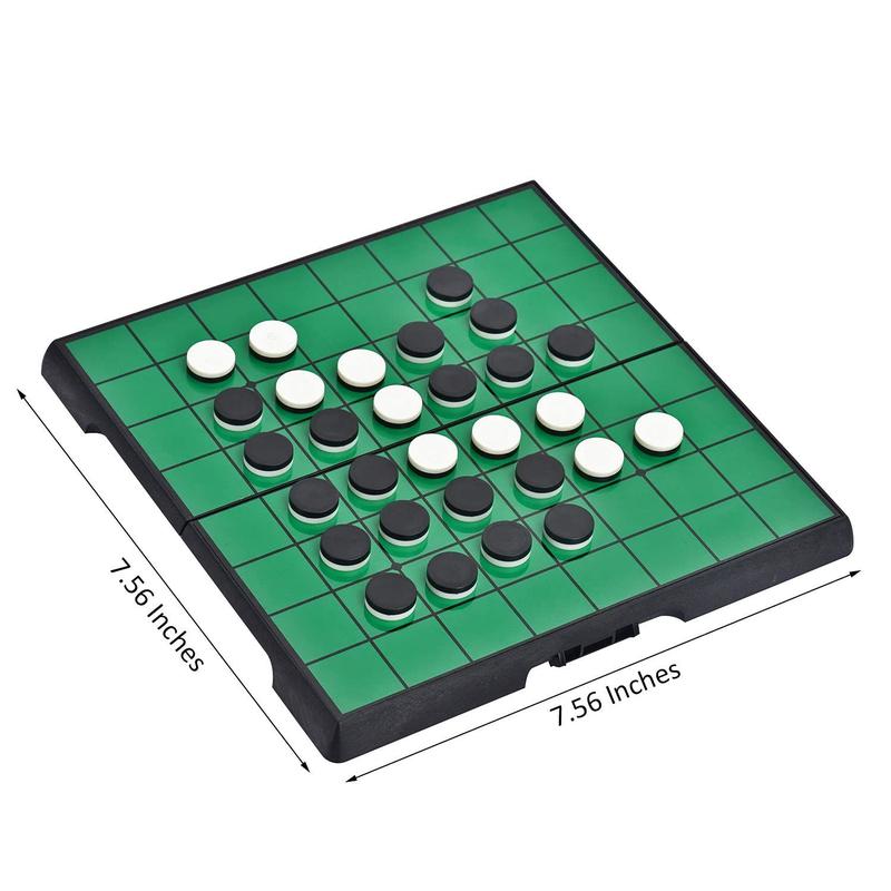 Jogo de tabuleiro MusicTree Magnetic Reversi Othello com placa
